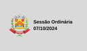 Câmara realizará sessão ordinária nesta segunda-feira (7), às 20h.